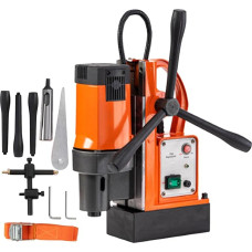 Profi Kernbohrmaschine Magnetbohrmaschine 1100 W, Magnetkernbohrsystem，Kernbohrmaschine 30 mm, 0-580 U/min， für Schiffsbau, Brückenbau, （Modell MD-30 Orange MD-23A