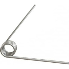 Kleine Torsionsfeder aus Edelstahl, Torsionsfedern V-förmiger, 5 Stück, 0,4 x mm, 20 Länge, 45-270°(Left,0.4x5mm 2 Laps (60°))