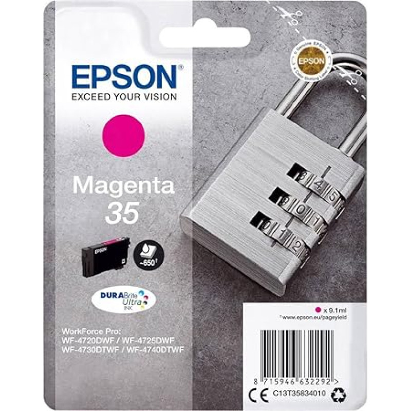 Epson originalus 35 rašalo užraktas WF-4720DWF WF-4725DWF WF-4730DTWF WF-4740DTWF