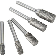 Aramox Doppelschnitt-Hartmetallfräser-Rotationsfeilen-Set, Fräser-Fräser-Set mit Hoher Härte für Metallbearbeitung und Holzschnitzerei