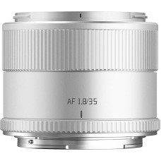 TTartisan AF 35 mm F1.8 II objektyvas Nikon Z, APS-C automatinio fokusavimo Z montavimo objektyvas, suderinamas su beveidrodžiais Nikon Z montavimo fotoaparatais (sidabrinės spalvos)