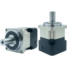 Getriebegetriebe für Nema 17 23 Schrittmotor, Drehzahlminderer für Flansch Servo 40-180 mm (PLG090 14mm Input,Speed Ratio 100 to 1)