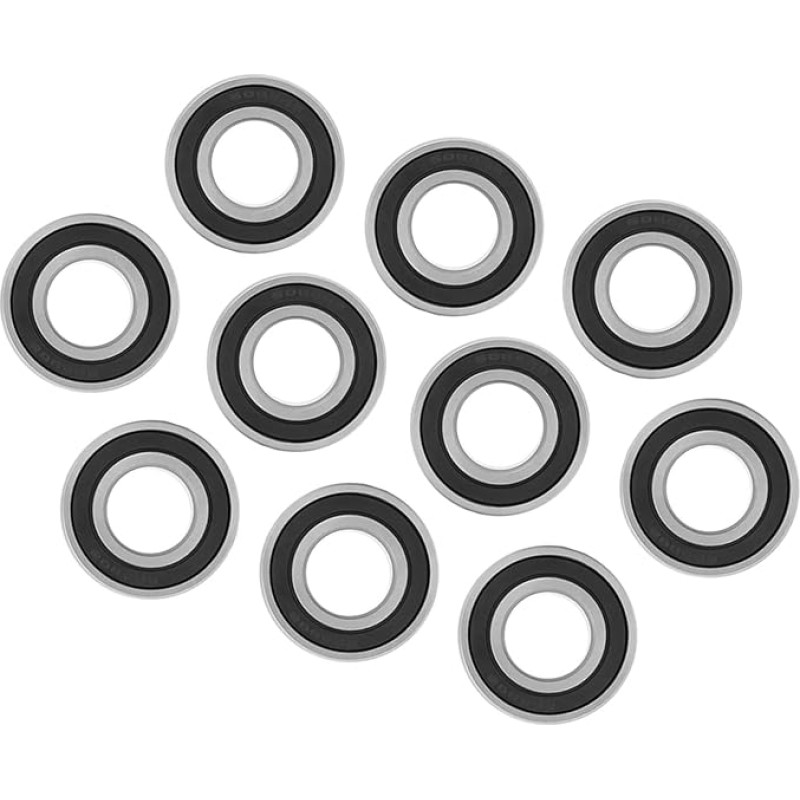 Lager, 6004-2RS1 Gummigedichtete Metalllager for 20-mm-ShaftRod-Projekte – 10er-Pack,Verbesserte Haltbarkeit