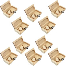 10 vnt. 32 GB medinių USB atminties lazdelių su 10 vnt. klevo dėklų Specialios dovanos ypatingam žmogui