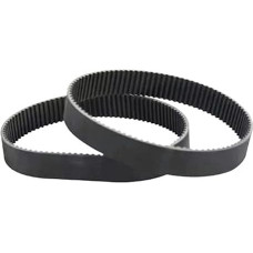 Sinchronriemen Zahnriemen HTD 464-8M, 464 mm Länge, 15 mm Breite, aus Gummi für industrielle Kraftübertragung, 1 Stück