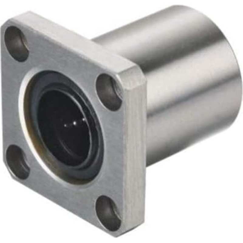 TMP1105 LMK35UU 2 vnt. linijinis guolis su kvadratiniu flanšu 35x52x70mm LMK 35UU LMK 35MM serija, skirta veleno kreipiančiajam bėgių strypui CNC dalims LMK35 UU tikslusis linijinis guolis