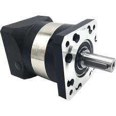 Planetengetriebe 110 mm/130 mm, Stellmotor, Übersetzung 5:1-100:1, rechtwinkliges Reduzierstück hohes Drehmoment, Flansch 100(Übersetzung 4, Input19for 42Stepper)