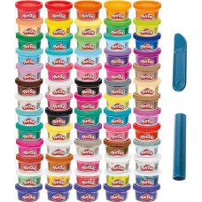 Play-Doh 65 Jahre Vielfalt Pack mit sortierten Knetsorten für Kinder ab 3 Jahren, 28g-Dosen