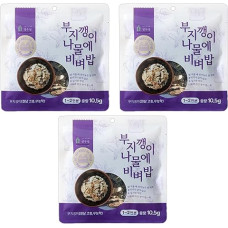 Korean Bibimbap Namul Set of 3 | Carefully Selected, Pesticide-free Vegetable Ingredients for Bibimbap and Salad | Instant Use & Variety of Flavours (Treacle Mustard - 3)