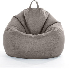 „Chickw1“ sėdimoji pūslė be užpildo, skirta suaugusiems ir vaikams, sėdimoji pagalvėlė, grindų pagalvėlė, fotelis, „BeanBag“ sėdimosios pūslės, skirtos žaidimams ir poilsiui lauke bei patalpose (pilka, XL 100 x 120 cm)