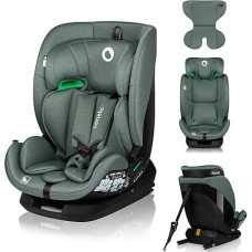 „LIONELO LAVENDER“ „i-Size“ vaikų automobilinė kėdutė, skirta vaikams nuo 76 iki 150 cm, atitinkanti R129 „i-Size“ standartą, montuojama naudojant „ISOFIX“ sistemą važiavimo kryptimi ir TT diržą, su galvos atramomis ir atlošo reguliavimu, su mažinimo įdėk