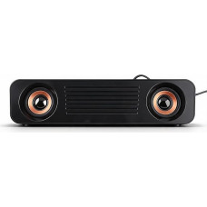 „Annadue“ garso juosta su žemų dažnių garsiakalbiu, 3,5 mm laidinė „Hi-Fi“ stereo garso juosta, nešiojamas USB garsiakalbis, skirtas televizoriui, kompiuteriui, nešiojamajam kompiuteriui ir kt., kompaktiškiems įrenginiams skirta garso juosta