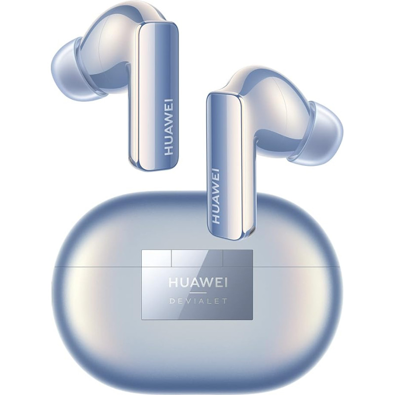 „Huawei FreeBuds Pro 2“ belaidės „Bluetooth“ ausinės, „Devialet“, du garsiakalbiai, kristalinio skaidrumo balso kokybė, pažangus aktyvus triukšmo slopinimas (ANC), trijų nustatymų prisitaikantis ekvalaizeris, du jungčių prievadai, aukštos raiškos garso ko