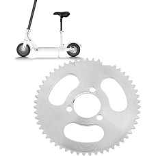 Electric Scooter Sprocket, Professional Durable 55 Teeth Sprocket Metal 25H 3 Holes Crankset Gear Plate 1.2 Inch Inner Diameter Sprocket Accessories for Electric Scooter, Electric Bicycle