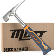 AMERICAN MUTT TOOLS mūrininko plaktukas – 20 oz mūrininko plaktukas su ergonomine rankena – akmens plaktukas, mūrininko plaktukas, blokų plaktukas, plytų įrankiai, akmens plaktukas, skalūnų plaktukas, plytų mūrininko plaktukas