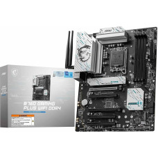 MSI B760 Gaming Plus WiFi DDR4 Motherboard, ATX - Supports 14th, 13th and 12th Gen Intel Core Processors, LGA 1700 - DDR4 5333+MHz/OC, 1x PCIe 4.0 x16, 2x M.2 Gen4, 2.5G LAN, WIFI6E