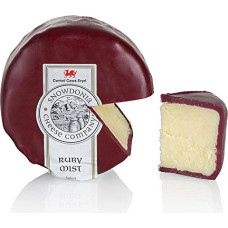 Snowdonia - Ruby Mist, Cheddar Cheese with Port and Brandy, Brown Wax, 200g