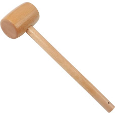 Holzhammer, Carving-Mallet aus Buchenholz mit abnehmbarem Kopf, runder Holzhammer für Lederarbeiten, Schmuckherstellung, Holzbearbeitung, Tischlerei und DIY-Projekte, ausgewogen und griffig