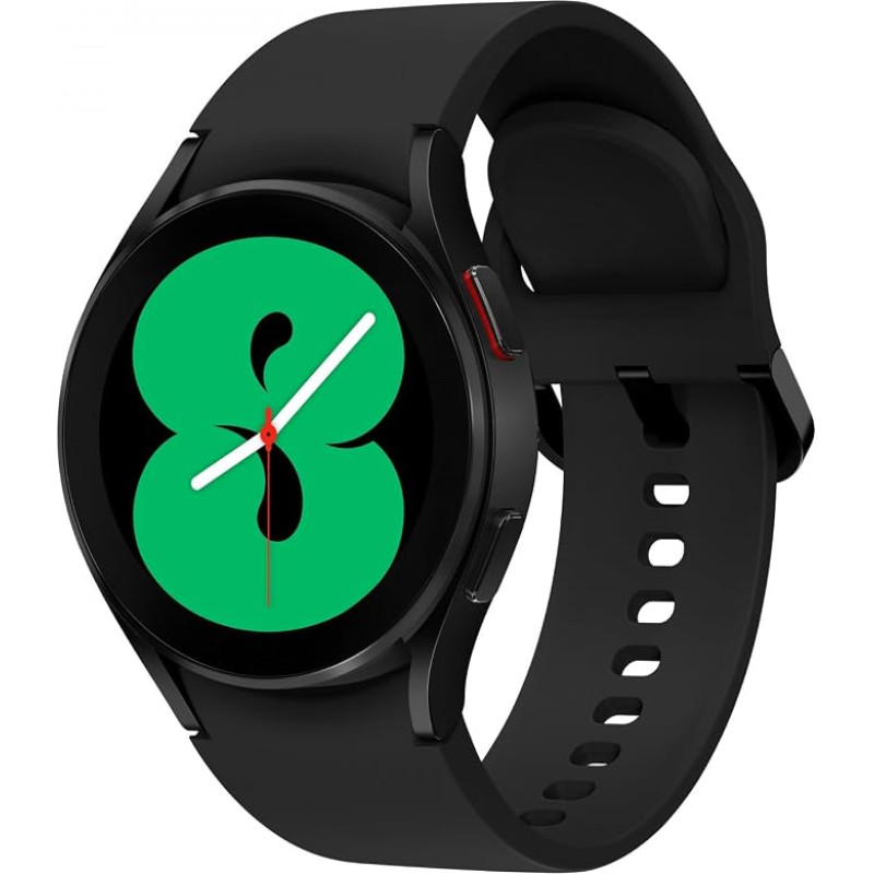 Išmanusis laikrodis „Samsung Galaxy Watch 4“ iš aliuminio, 40 mm, LTE, juodos spalvos (SM-R865FZKAEUE)