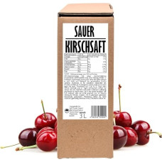 „Presster“ rūgščių vyšnių sultys, 100 % NFC, „Bag-in-Box“ pakuotė, 3 l, su čiaupeliu