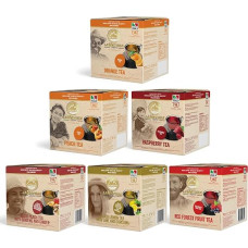La Natura Lifestyle Tea Capsules Compatible with Dolce Gusto Coffee Machines - Fruit & Wellness Tea Selection - 96 Tea Capsules with 6 Fruit Tea Varieties - Tea Tasting Set for Hot Tea & Iced Tea