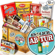 Pagaliau abituris + saldumynų dovanų rinkinys + Pagaliau abiturio egzaminai
