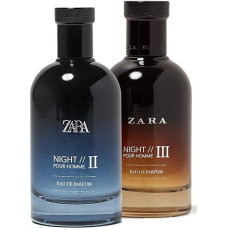„Zara Night Pour Homme II – Night III“ kvepalai „Eau de Parfum“, 90 ml (2 vnt. pakuotė)