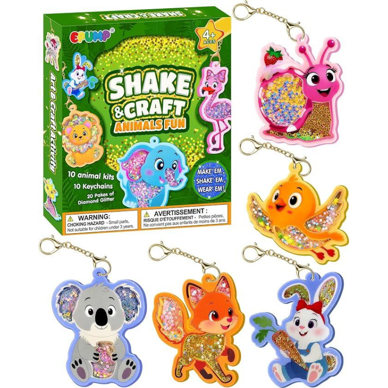EPUMP Shaker Keyring Craft Set Children DIY from 4 Years