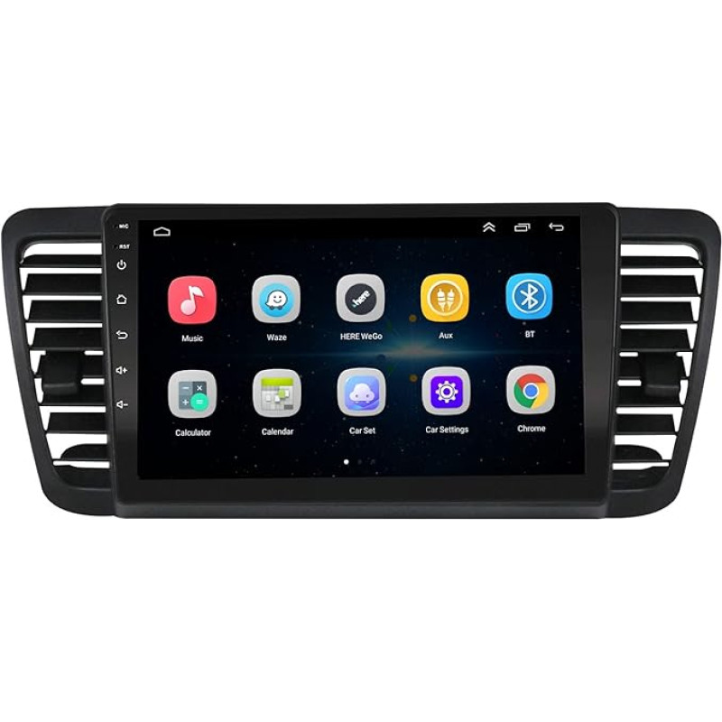 EZoneTronics Carplay Android Car Radio for Subaru Outback Legacy 2004-2009 with 9 Inch Capacitive Touch Screen, High Resolution GPS Navigation, Bluetooth, Wi-Fi, USB Player, 2GB RAM+32GB ROM
