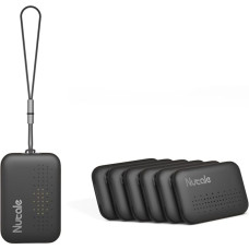 Nutale Mini Key Finder with App, 6 Pieces, Coffee Keyring, Bluetooth Key Finder, Compatible with iOS and Android for Car Keys, Pet or Backpacks