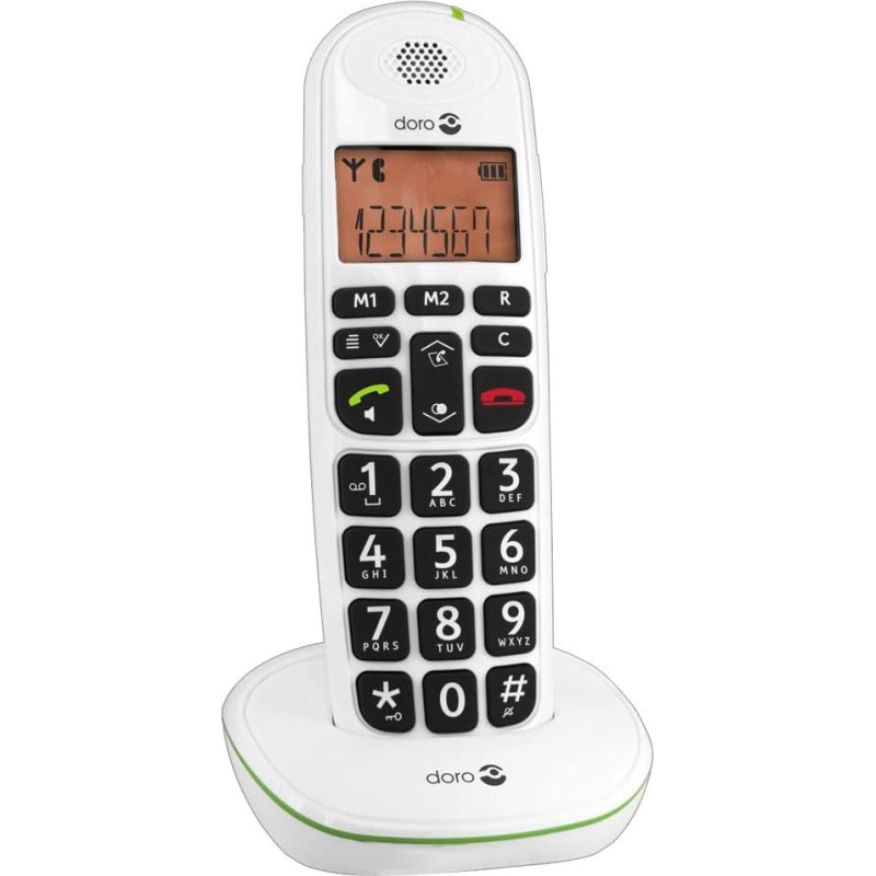Doro 380099 PhoneEasy 100w DECT Schnurlostelefon Freisprechen weiß