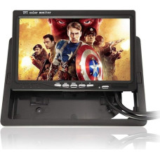 (800 * 480 350: 1 Kontrastverhältnis) 7 Zoll TFT Farbe LCD Auto Monitor Computer HD digitale VGA / AV-Schnittstelle (Unterstützung als Computer-Bildschirm) Vollfarb-LED-Hintergrundbeleuchtung Display-Unterstützung 1024 * 768 1280 * 1024 Eingangsquelle für