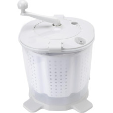 Hand Crank Washing Machine, Portable, Non-Electric, Manual Washing Machine, Mini Washing Machine, Energy Saving, for Dormitory, Apartment, Camping, Grey