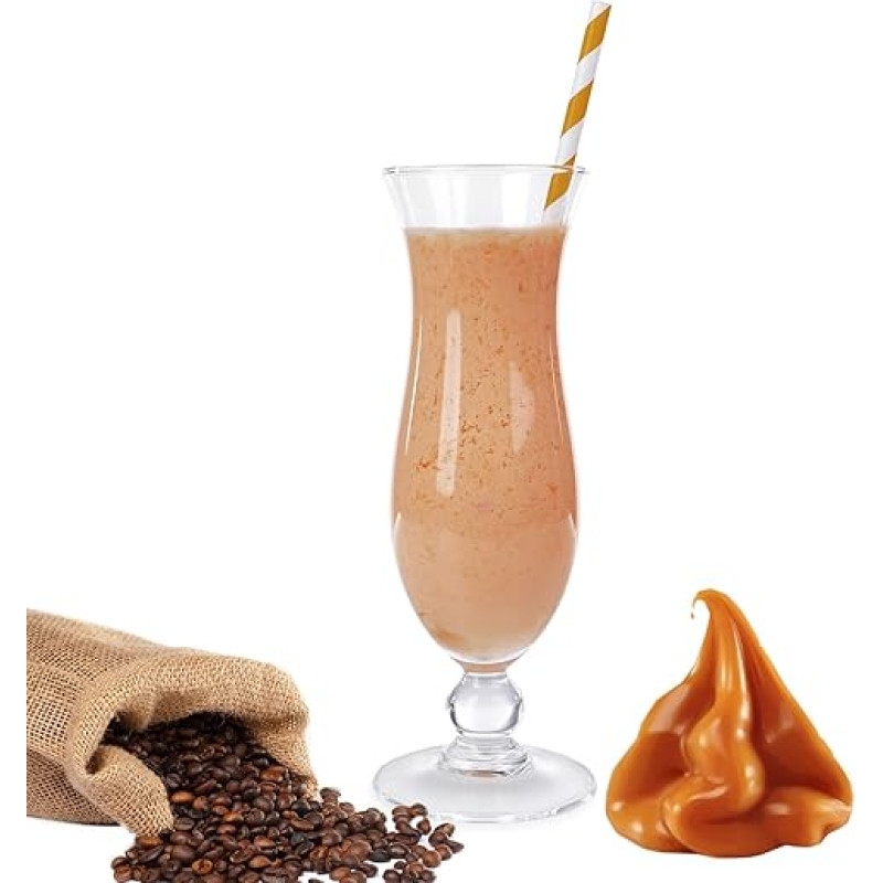 1 kg Caramel Coffee Flavour Ice Drink Powder for 9 Litres Smoothi Slush Sorbet Granita Ice Drinks Ice Cocktails