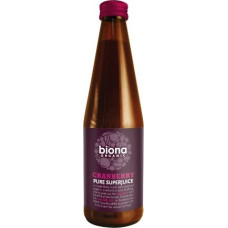 BIONA Organic Cranberry Juice 100% Pure Cranberry 330 ml