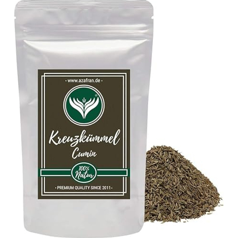 Azafran Kmynų kapsulės su visomis kmynų sėklomis 250 g