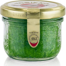 AKI Original Tobiko skraidančios žuvies ikrai, žali, su vasabi, 90 g