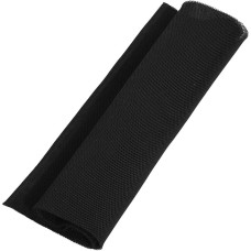 MAGT Speaker Fabric, Dustproof Speaker Cover, Stereo Audio Speaker, Mesh Grill Cloth, 1.4 m x 0.5 m (Black)