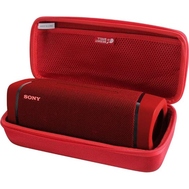 Hermitshell Red Hard Case Cover For Sony SRS-XB33 Bluetooth Speaker