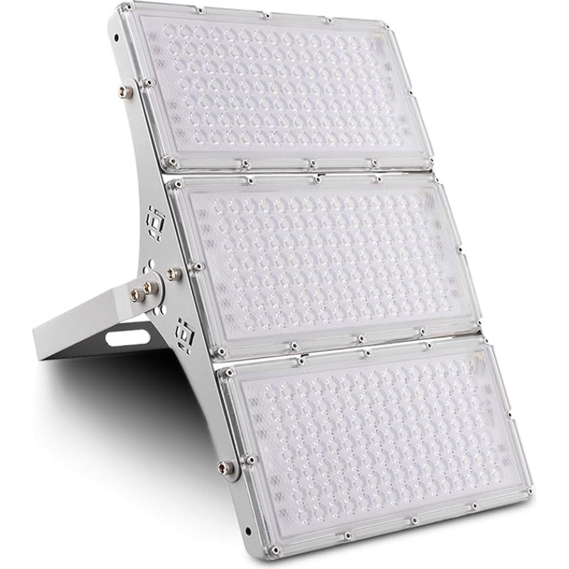300 W LED Floodlight, Super Bright Work Light, 24000 lm, Security Light, Outdoor Spotlight, Waterproof IP65 6500 K, Cool White Spotlight for Workshop, Warehouse, Stadium, Garden, Farm