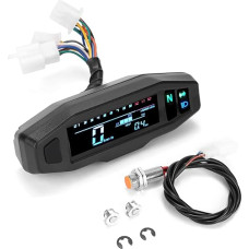 GoolRC Universal Mini Digital Tachometer Motorcycle LCD Digital Tachometer for Odo Meter Electric Motors