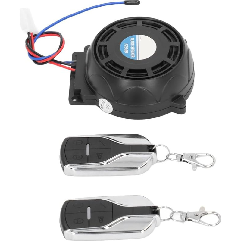 Motorcycle Security Alarm System Anti-Theft 2 Remote Control 12V Waterproof Universal for Motorcycles