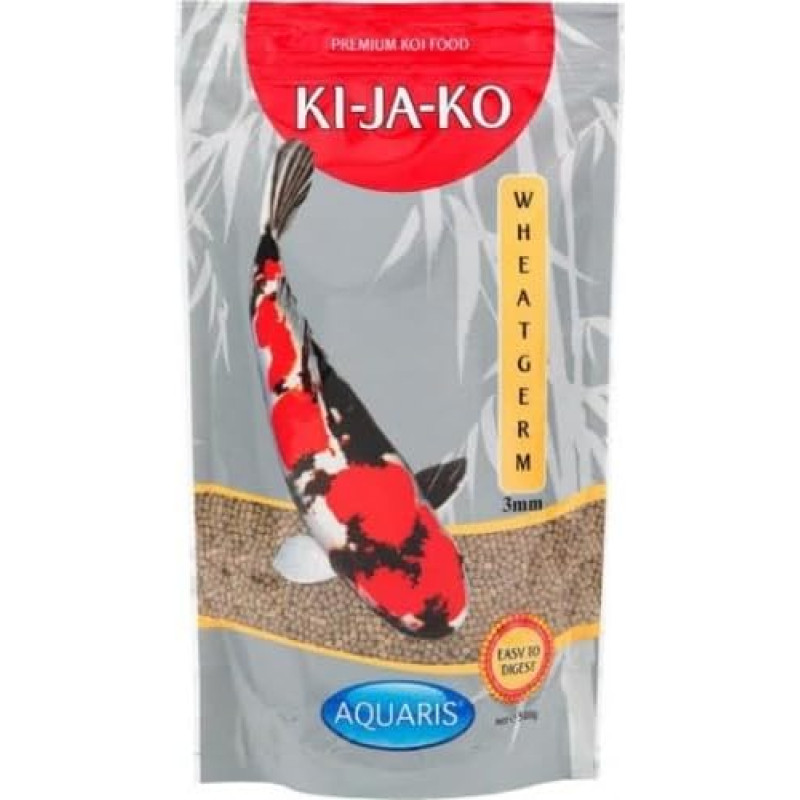 KI-JA-KO Wheatgerm Special Premium Koi pašaras 3kg / 3mm - didelis kviečių gemalų kiekis pavasario ir rudens šėrimui