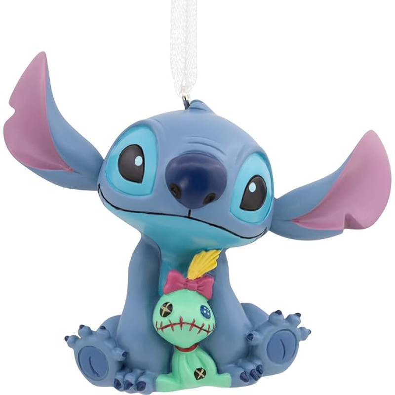 Hallmark Stitch and Scrump Ornament Lilo & Stitch Tree Decoration Disney Hanging Ornament Kalėdinis pakabinamas ornamentas Dovanos Kalėdoms