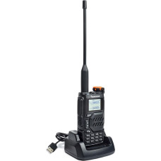 QUANSHENG UV-K5 radijo stotis 5W Walkie Talkie ilgo nuotolio įkraunama rankinė radijo stotis suaugusiesiems Policijos radijo stotis su FM, NOAA, C tipo įkrovimo funkcija, 200 kanalų (UV-K5)