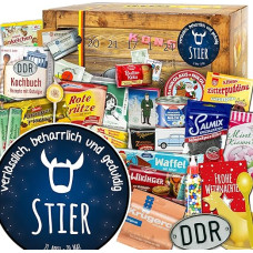 ostprodukte-versand Zodiako ženklas Jautis + Advento kalendorius DDR + DDR Box 2023