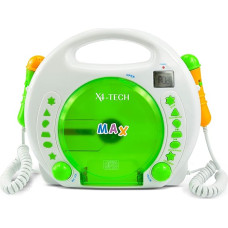 X4-TECH Vaikams skirtas CD grotuvas Bobby Joey MP3 mit Akku und Netzteil
