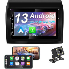 Automobilinis radijas Fiat Ducato Peugeot Boxer Citroen Jum su radiju Carplay Android 13, 7 colių 4 branduolių 32 Go ROM palaikymas/NAVI/GPS/WiFi/BT/Radijas/FM/USB/DAB