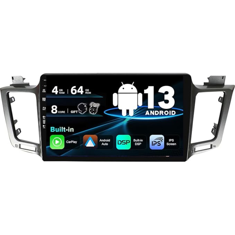 SXAUTO Android 12 IPS automobilinis radijas, tinkamas 