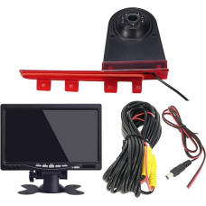18 mm Lens Top Quality Reversing Camera + 7 Inch TFT LCD Screen Monitor Brake Light Car Roof Reversing Camera Replacement for T5 Multivan T6 Caravelle Tailgate High Roof 3rd Brake Light